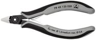 KNIPEX 79 42 125 ESD Precision Electronics Side Cutter ESD with multi-component handles burnished 125 mm