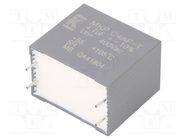 Capacitor: polypropylene; DC-Link; 4.7uF; ESR: 8.6mΩ; THT; ±10% KEMET