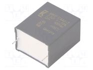 Capacitor: polypropylene; DC-Link; 2.2uF; 800VDC; 400VAC; THT; C4AF KEMET