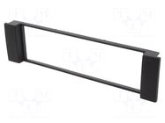 Radio frame; Audi,Seat; 1 DIN; black PER.PIC.