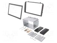 Radio frame; Alfa Romeo; 2 DIN; black PER.PIC.