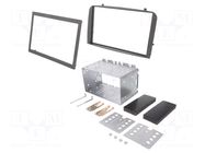 Radio frame; Alfa Romeo; 2 DIN; black PER.PIC.