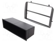 Radio frame; Alfa Romeo; 2 ISO; black PER.PIC.