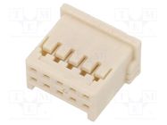 connector 2.0 W/B Dual Grid Rcpt Hsg 10Ckt Beige MOLEX