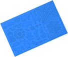 Silikoninis kilimėlis 3D pieštukui 415x275mm su figūromis