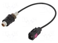 Cable; Fakra A female,RAKU II male; straight; 0.15m PER.PIC.