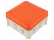 Enclosure: junction box; X: 114mm; Y: 114mm; Z: 57mm; IP66; T 60 OBO BETTERMANN