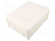 Enclosure: junction box; X: 190mm; Y: 240mm; Z: 95mm; IP66; white OBO BETTERMANN