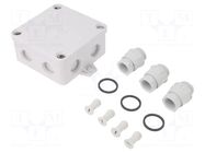 Enclosure: junction box; X: 94mm; Y: 94mm; Z: 45mm; duroplast; IP67 OBO BETTERMANN