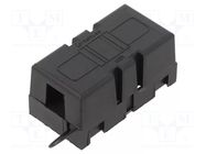 Fuse holder; 40mm; 200A; screw type; Leads: M5 screws; black; 32VDC LITTELFUSE