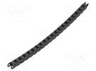Cable chain; E03; Bend.rad: 10mm; L: 1000mm; Int.height: 5mm IGUS