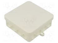 Enclosure: junction box; X: 100mm; Y: 100mm; Z: 40mm; polyetylene OBO BETTERMANN