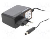 Power supply: switched-mode; mains,plug; 24VDC; 0.75A; 18W; 85% AIMTEC