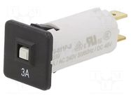 Circuit breaker; 240VAC; 48VDC; 3A; SPST; Poles: 1; T9-311-611; MCB SCHURTER