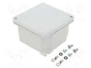 Enclosure: multipurpose; X: 101mm; Y: 101mm; Z: 58mm; S-8000; IP66 MOLEX