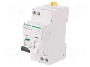 RCBO breaker; Inom: 16A; Ires: 30mA; Max surge current: 250A; IP20 SCHNEIDER ELECTRIC