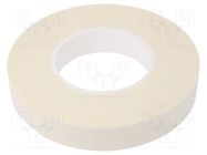 Tape: fixing; W: 25mm; L: 11m; Thk: 1mm; two-sided adhesive; white 