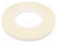 Tape: fixing; W: 12mm; L: 11m; Thk: 1mm; two-sided adhesive; white 