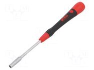 Screwdriver; precision; 6-angles socket; HEX 4mm; PicoFinish® WIHA