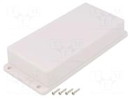 Enclosure: multipurpose; X: 86mm; Y: 170mm; Z: 35mm; TWF; ABS; white TAKACHI