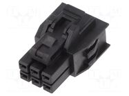 Connector: wire-board; plug; female; PIN: 6; Nano-Fit; UL94V-0; 2x3 MOLEX
