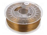 Filament: SILK; Ø: 1.75mm; bronze; 225÷245°C; 1kg DEVIL DESIGN