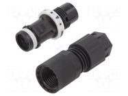 Connector: AC supply; screw terminal; female; TH381; 7÷8mm; 400V TECHNO