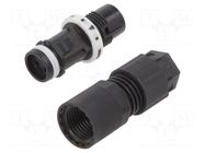 Connector: AC supply; screw terminal; female; TH381; 10A; 400V TECHNO
