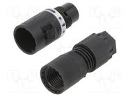 Connector: AC supply; screw terminal; male; TH381; 7÷8mm; 400V TECHNO