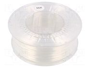Filament: SILK; Ø: 1.75mm; white; 225÷245°C; 1kg DEVIL DESIGN