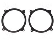 Spacer ring; MDF; 165mm; Mercedes; impregnated; 2pcs. BASSER