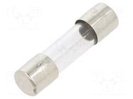 Fuse: fuse; 5A; 250VAC; time-lag; cylindrical,glass; 5x20mm; brass LITTELFUSE