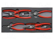 Kit: pliers; in a foam tray KNIPEX