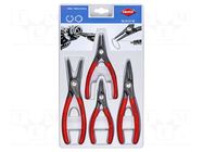 Kit: pliers; for circlip KNIPEX