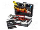 Kit: for assembly work; for electricians,for plumbing; 52pcs. KNIPEX