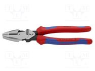 Pliers; for gripping and cutting,universal; 240mm; steel KNIPEX