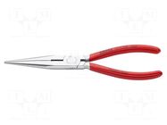 Pliers; cutting,half-rounded nose,universal; 200mm KNIPEX