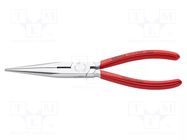 Pliers; cutting,half-rounded nose,universal; 200mm KNIPEX