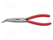 Pliers; cutting,half-rounded nose,universal; 200mm KNIPEX