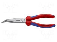 Pliers; cutting,half-rounded nose,universal; 200mm KNIPEX