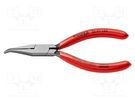 Pliers; curved,elongated; 135mm KNIPEX
