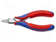 Pliers; cutting,to forming; 125mm; two-component handle grips KNIPEX