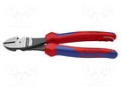 Pliers; side,cutting; 200mm; Features: high leverage KNIPEX