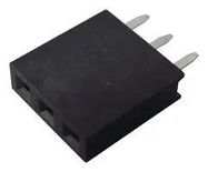 SOCKET, PCB, 0.1", 3WAY