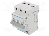 Circuit breaker; 230/400VAC; Inom: 25A; Poles: 3; Charact: C; 6kA HAGER