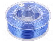 Filament: SILK; Ø: 1.75mm; blue; 225÷245°C; 1kg; Table temp: 50÷60°C DEVIL DESIGN