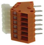 TERMINAL BLOCK, PCB, 6 POSITION, 28-20AWG