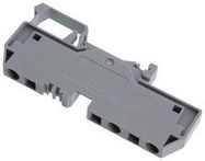 TERMINAL BLOCK, DIN RAIL, 3 POSITION, 20-10AWG