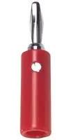 BANANA PLUG, SCREW, RED