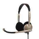 Double Sided Comm Headset with Noise Cancelling Microphone
